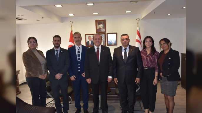 Ataoğlu,KKTC İzmir Başkonsolosu Demir ve personeli ile biraraya geldi
