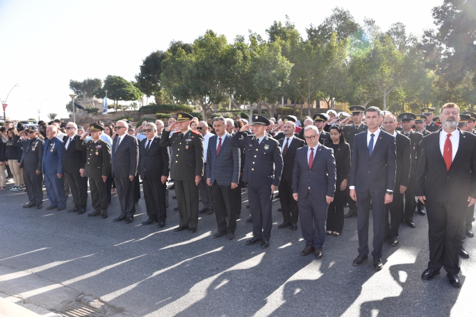 Atatürk Gazimağusa’da da anıldı