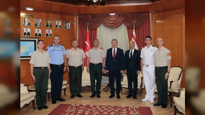Başbakan Üstel, GKK Komutanı Tümgeneral Görgülü'yü kabul etti