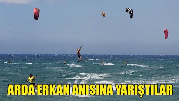 “Başka Ardalar Ölmesin” sloganı ile Kite Surf Etkinliği bayram boyunca devam etti