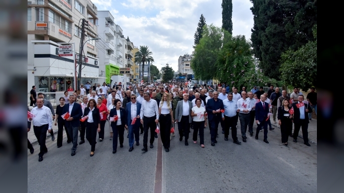 Başkent Lefkoşa’da “Cumhuriyet Korteji” düzenlendi…