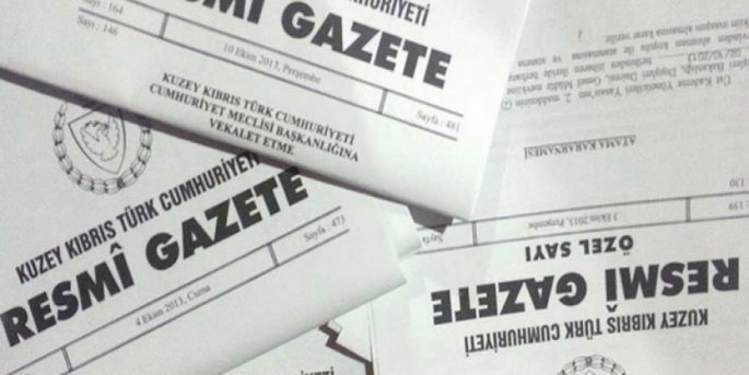 Bazı yasa tasarı ve önerileri Resmi Gazete’de yayımlanarak halkın bilgisine sunuldu
