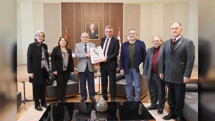 Cumhurbaşkanı Erhürman, Dr. Fazıl Küçük Vakfı heyetini kabul etti