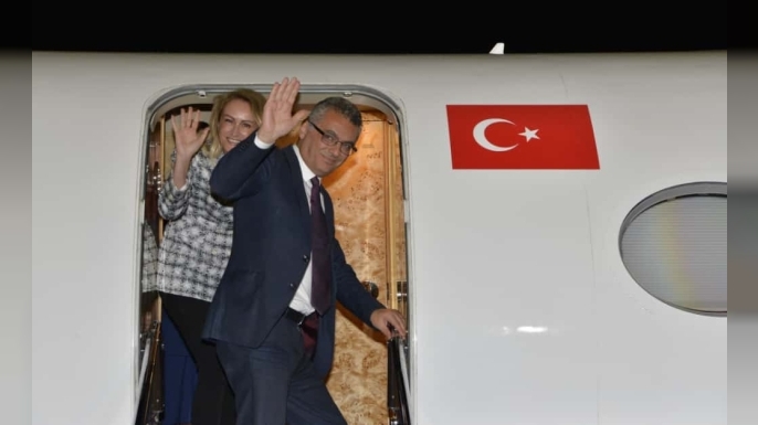 Cumhurbaşkanı Erhürman ilk yurtdışı resmi ziyareti için adadan ayrıldı