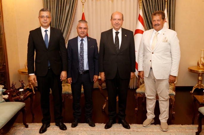 Cumhurbaşkanı Ersin Tatar, Silifke Sanayi Odası heyetini kabul etti