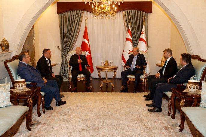 Cumhurbaşkanı Tatar, İŞAD heyetini kabul etti