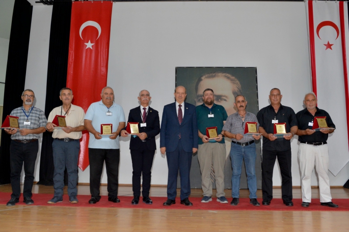 Cumhurbaşkanı Tatar, Sivil Savunma Teşkilatı’nın terhis törenine katıldı