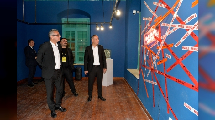 Cumhurbaşkanı Tufan Erhürman, Bienal Lefkoşa’nın açılış resepsiyonuna katıldı