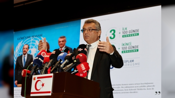 Cumhurbaşkanı Tufan Erhürman, “Cumhurbaşkanlığı’nda 200 Gün” başlıklı basın toplantısı düzenledi: