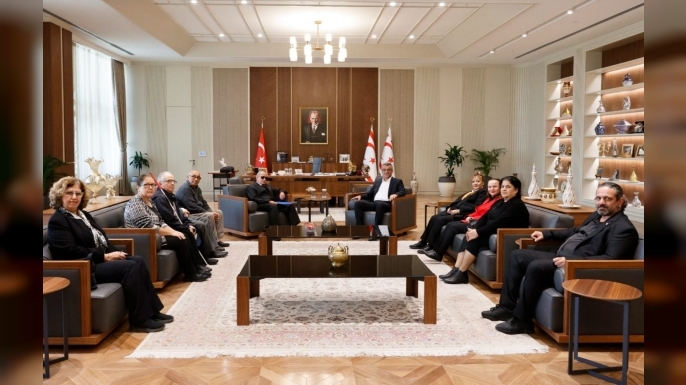Cumhurbaşkanı Tufan Erhürman, Kıbrıs Türk Engelliler Federasyonu yetkililerini kabul etti