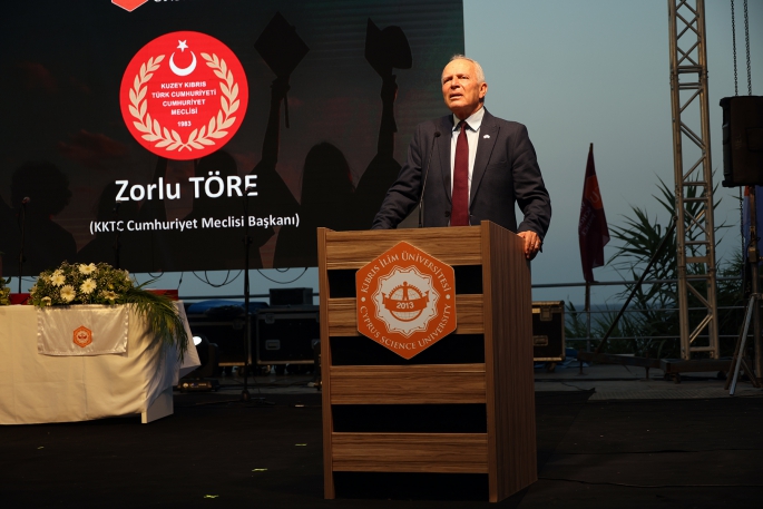 Cumhurbaşkanı Vekili Töre Kıbrıs İlim Üniversitesi’nin 2023-24 yılı mezuniyet törenine katıldı