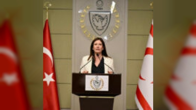 Cumhuriyetçi Türk Partisi (CTP) Genel Başkanı Sıla Usar İncirli, toplantı sonrası konuştu