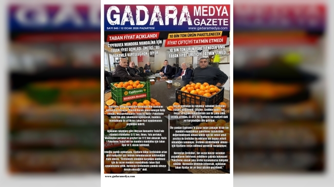 Cypfruvex Mandora İçin Taban Fiyat Açıkladı: Üretici Beklentinin Altında Kaldı 10 Bin Ton Ürün Paketlenecek Ama Çiftçi Fiyatlardan Memnun Değil