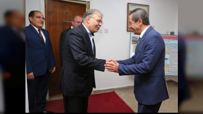 Dışişleri Bakanı Ertuğruloğlu, İSİPAB Genel Sekreter Yardımcısı Büyükelçi Sijani’yi kabul etti