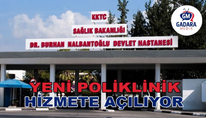 Dr. Burhan Nalbantoğlu Devlet Hastanesi'nde gastroenteroloji poliklinik hizmetleri başlıyor