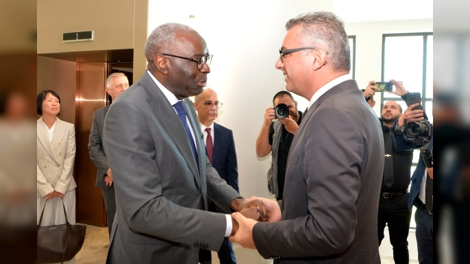 Erhürman-Diagne görüşmesi tamamlandı… Diagne: “Her iki liderle yapıcı şekilde çalışmayı dört gözle bekliyorum”