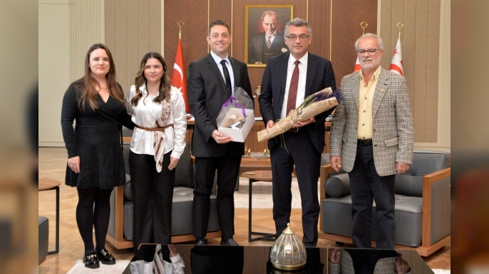 Erhürman, İskele Esnaf ve Zanaatkârlar Birliği’ni kabul etti