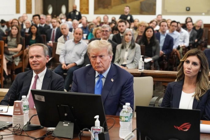 Eski ABD Başkanı Trump, New York'ta süren