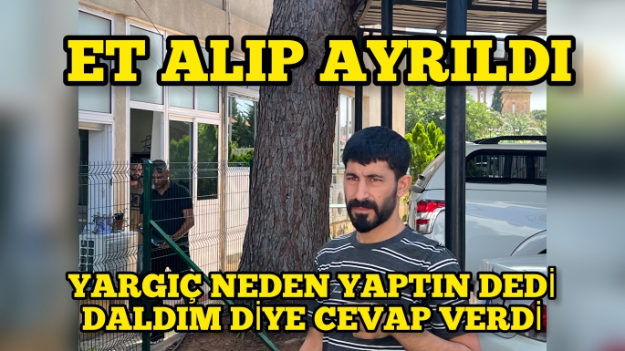 Et alarak marketten uzaklaşan kişi mahkemede verdiği cevap bu kadar da olmaz dedirtti