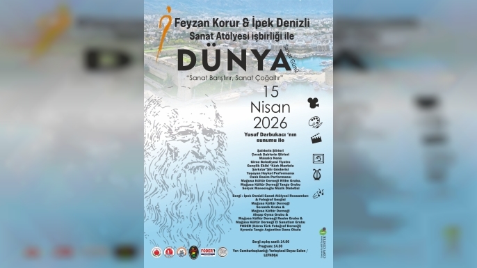 Feyzan Korur ve İpek Denizli Sanat Atölyesi’nden Dünya Sanat Günü etkinliği