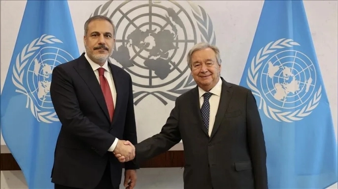 Fidan ve Guterres bölgesel gelişmeleri değerlendirdi