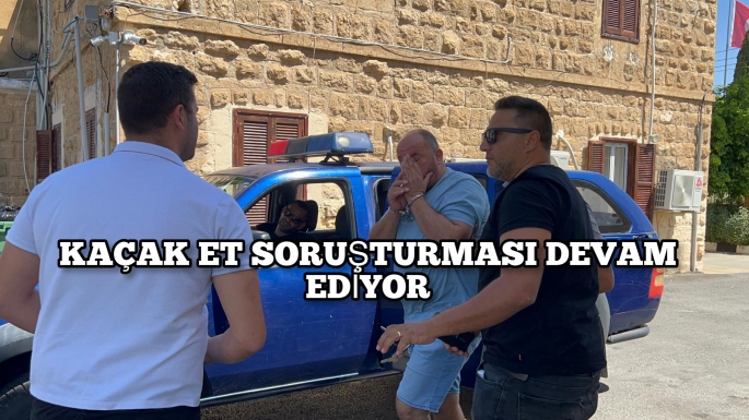 Gayretköy sınırında bulunan aracın detayları sürüyor. Kaçak et soruşturması genişledi
