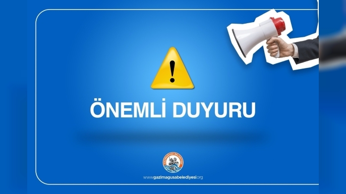 Gazimağusa Belediyesi, mezbahadaki hizmetin geçici olarak durdurulduğunu bildirdi