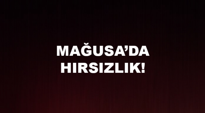 Gazimağusa’da faaliyet gösteren bir alışveriş merkezi önünde hırsızlık