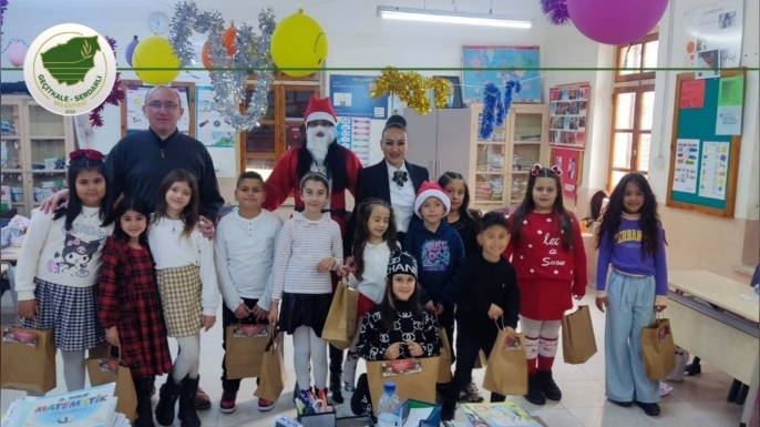 GEÇİTKALE - SERDARLI BELEDİYESİ'NDEN ÖĞRENCİLERE YENİ YIL SÜRPRİZİ