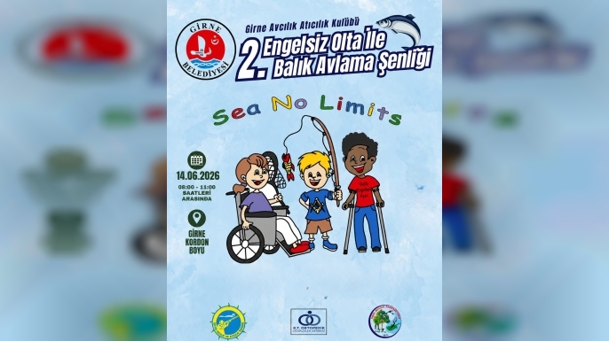 Girne’de pazar günü “2. Engelsiz Olta ile Balık Avlama Şenliği” düzenlenecek