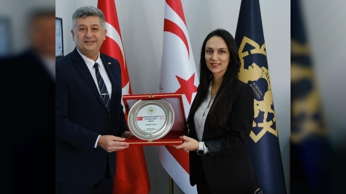 Gökçe Keçeci, Sivil Savunma Teşkilatı Heyetini kabul etti