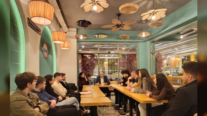 HP Genel Başkanı Özersay Ankara’da gençlerle bir araya geldi