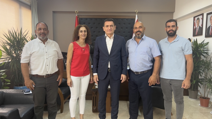 İçişleri Bakanı Oğuz, Muhtarlar Birliği’ni kabul etti