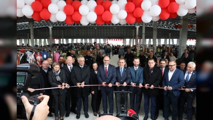 İskele Belediyesi Kapalı Pazar Yeri törenle açıldı