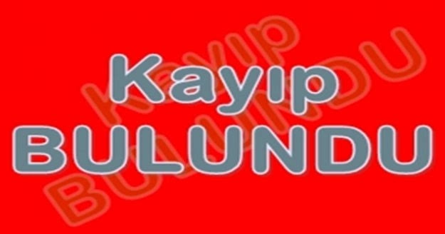 Kayıp şahıslar bulundu