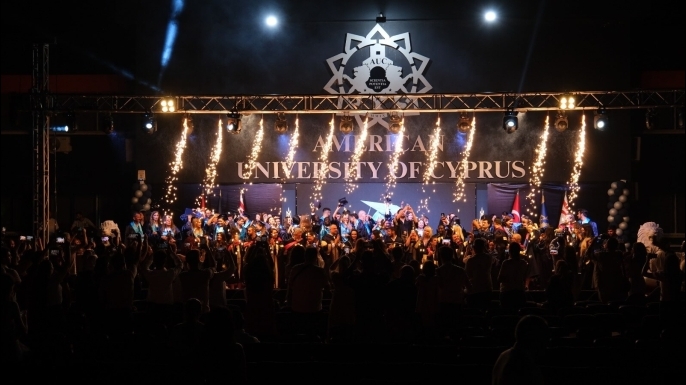 Kıbrıs Amerikan Üniversitesi mezuniyet töreni yapıldı