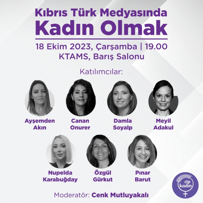 “Kıbrıs Türk Medyasında Kadın Olmak” paneli düzenlenecek