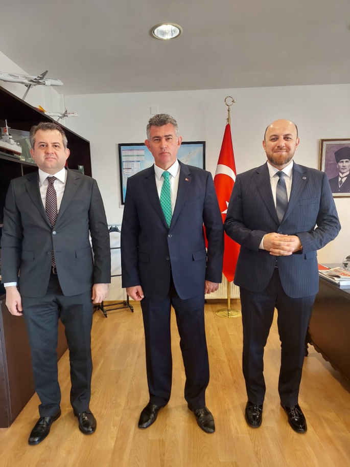 KKTC’de bulunan YÖK Denetleme Kurulu Heyeti, Büyükelçi Feyzioğlu’nu ziyaret etti