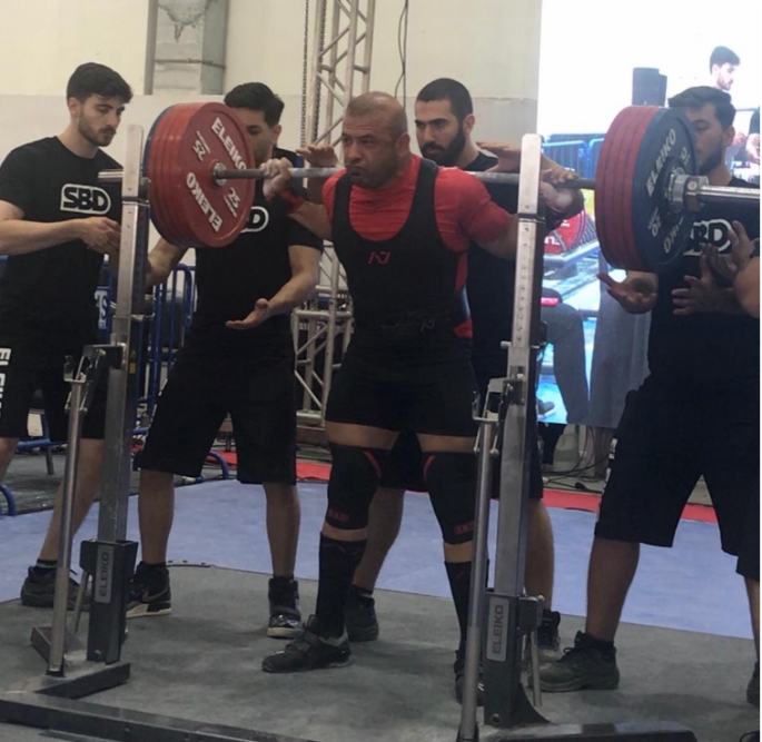 KKTC Halter ve Vücut Geliştirme Federasyonu Milli Takımı sporcusu Mehmetali Deniz’den Powerlifting Türkiye rekoru…..