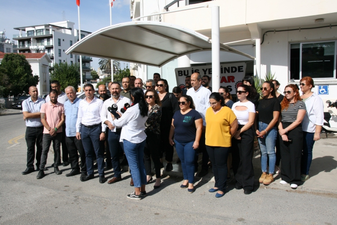 KTAMS, İhtiyat Sandığı'nda bir saatlik uyarı grevi ve basın açıklaması yaptı