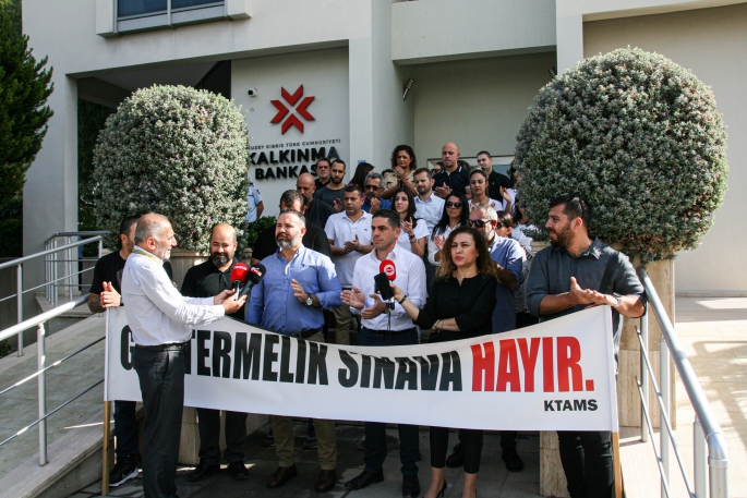 KTAMS, Kalkınma Bankası yönetimini protesto etti