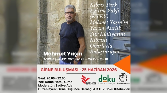 KTEV, Mehmet Yaşın’ın şiir külliyatını okurlarla buluşturuyor