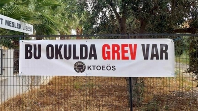 KTOEÖS tüm okullarda grevde
