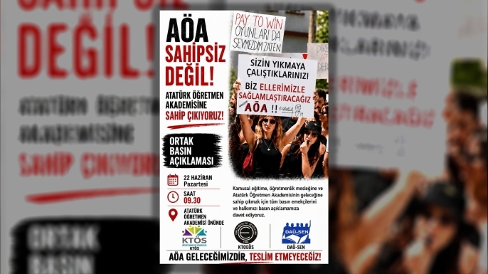 KTÖS, KTOEÖS ve DAÜ-SEN’den AÖA için ortak mücadele kararı