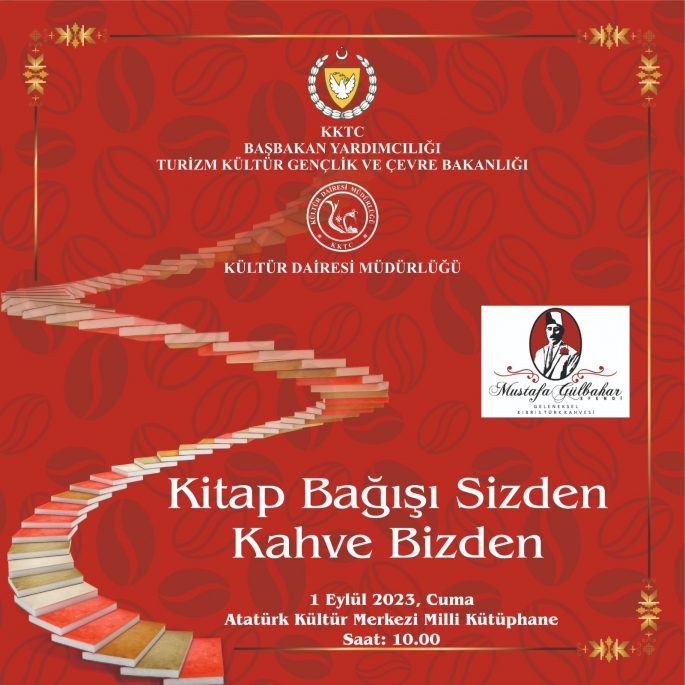 Kültür Dairesi “Kitap bağışı sizden kahve bizden” sloganıyla kitap bağışı kabul edecek