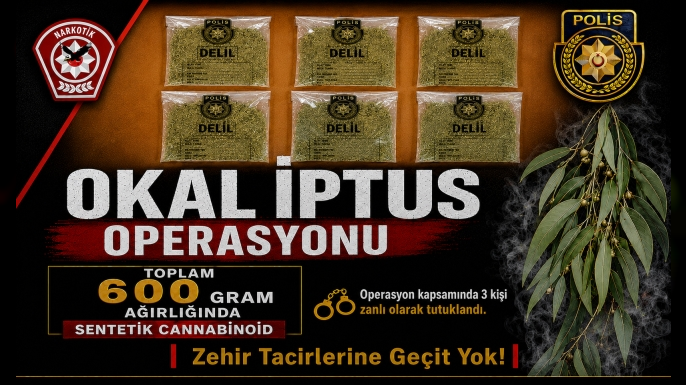 Lefkoşa’da Okaliptus Operasyonu… Uyuşturucu tasarrufundan 3 tutuklu