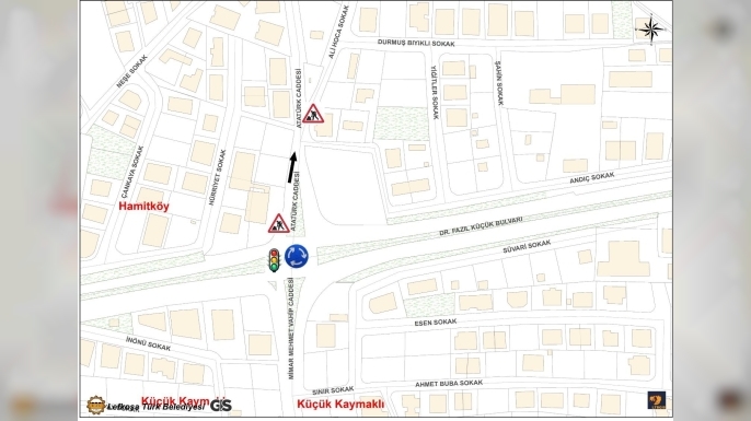 LTB, Hamitköy Atatürk Caddesi'nde Trafik Güvenliğini Artırmak için Kavşak Düzenleme Çalışması Yapacak