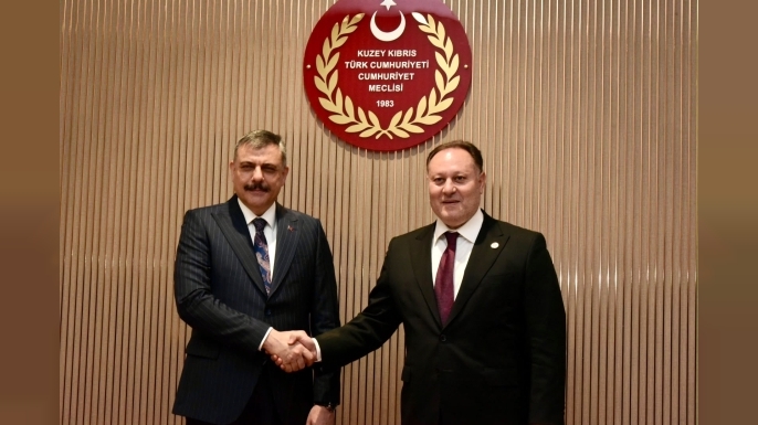 Meclis Başkanı Öztürkler, Türkiye İçişleri Bakanı Çiftçi’yi kabul etti