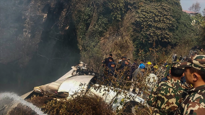 Nepal'de 72 kişinin öldüğü uçak kazasına