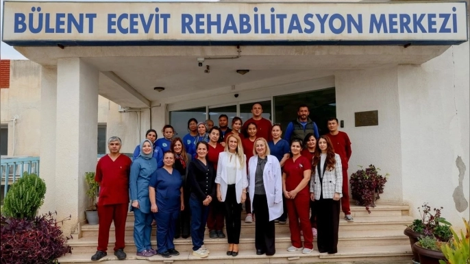 Nilden Bektaş Erhürman, Bülent Ecevit Rehabilitasyon Merkezi’ni ziyaret etti